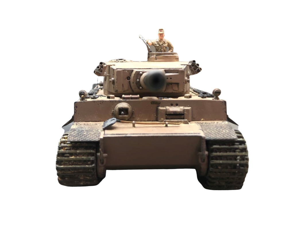 Maquetas hechas - Panzer Vi Tiger 1/48 Vista delantera resultado final