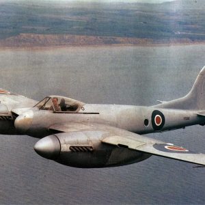 Maquetas hechas - de-havilland-103-hornet Vista lateral