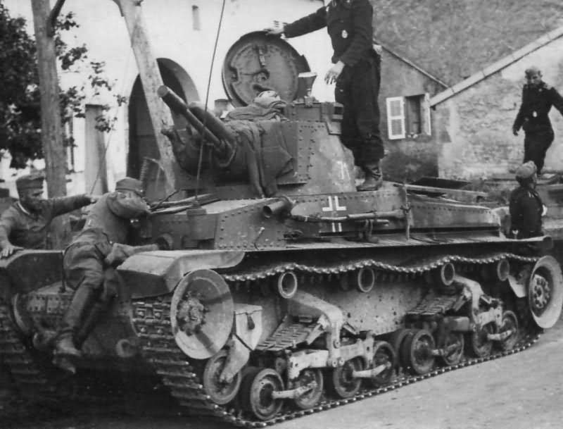 Maquetas hechas - Pz.Kpfw. 35 Foto histórica