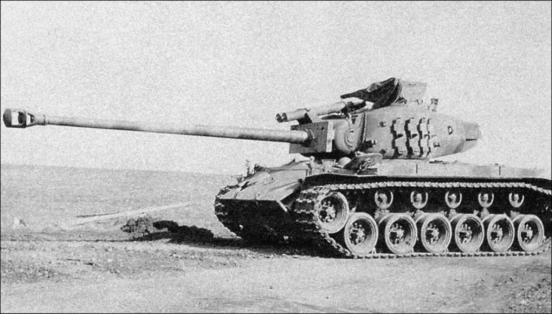 Maquetas hechas - T26E4 SuperPershing Vista frontal lateral