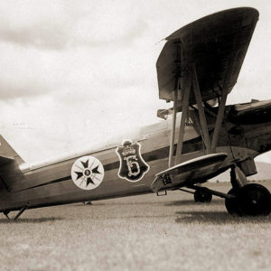 Maquetas hechas - arado-ar-65 Vista lateral foto bn