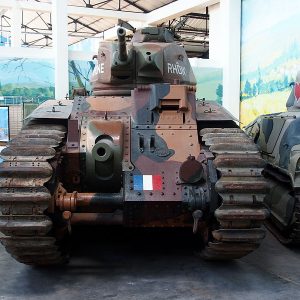 Maquetas hechas - Char b1 Vista frontal