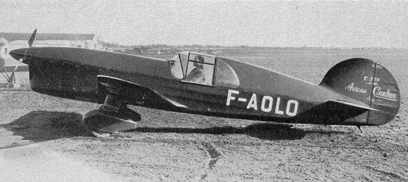 Maquetas hechas - caudron-renault-c.714 Vista lateral
