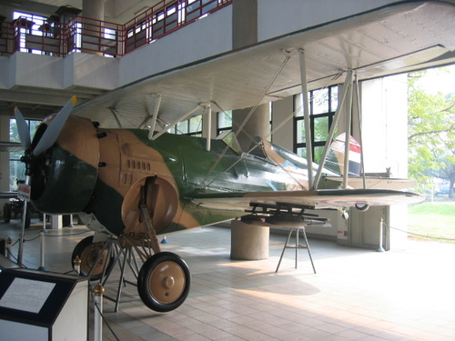 Maquetas hechas - curtiss-f11c-2 Vista lateral