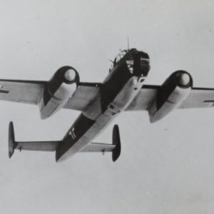 Maquetas hechas - dornier-do-217 Vista frontal lateral foto bn