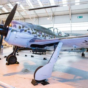 Maquetas hechas - focke-wulf-fw-190-con-variantes Vista frontal lateral