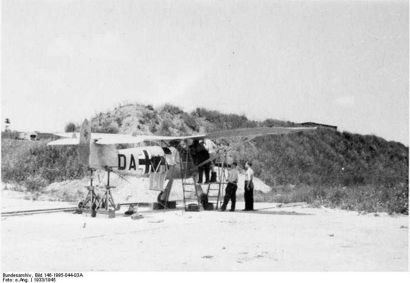 Maquetas hechas - Focke-Wulf Fw 56 "Stösser" Vista trasera