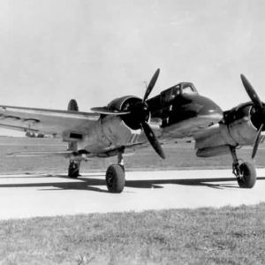 Maquetas hechas - henschel-hs-129 Vista frontal lateral foto bn