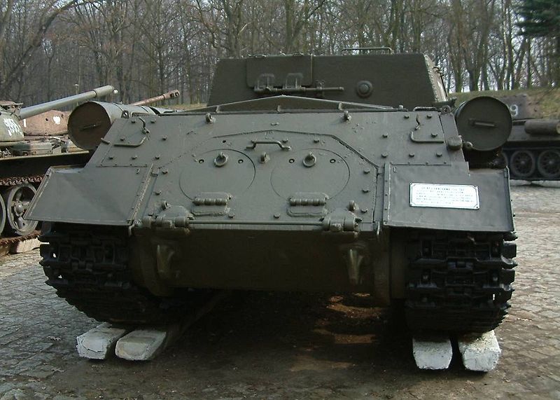 Maquetas hechas - isu-122s Vista trasera