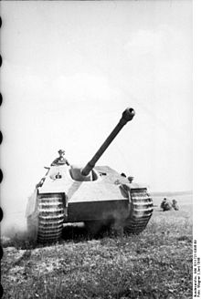 Maquetas hechas - jagdpanther Vista frontal foto bn