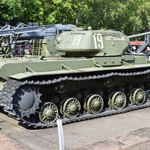 Maquetas hechas - kv-1 Vista lateral