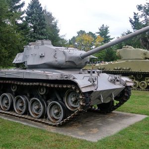 Maquetas hechas - m41-walker-bulldog Vista frontal lateral