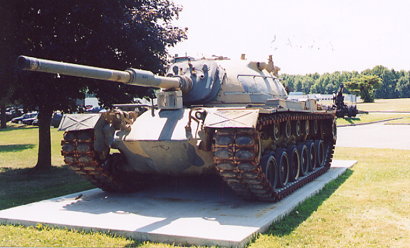 Maquetas hechas - m48-patton Vista frontal lateral