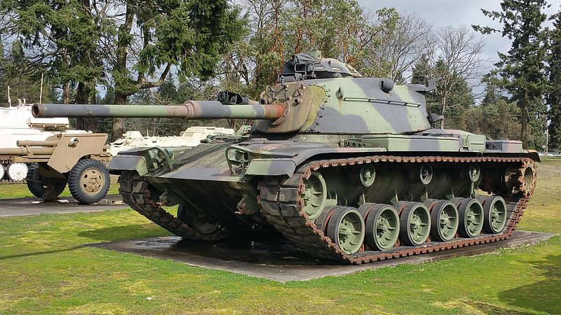 Maquetas hechas - m60 Vista frontal lateral