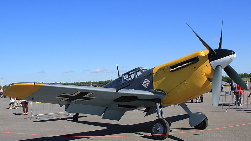 Maquetas hechas - messerschmitt-bf-109 Vista frontal lateral