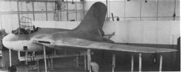 Maquetas hechas - messerschmitt-me-329Vista frontal lateral foto bn
