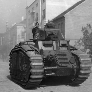 Maquetas hechas - panzerkampfwagen-b2-740-f Vista frontal lateral