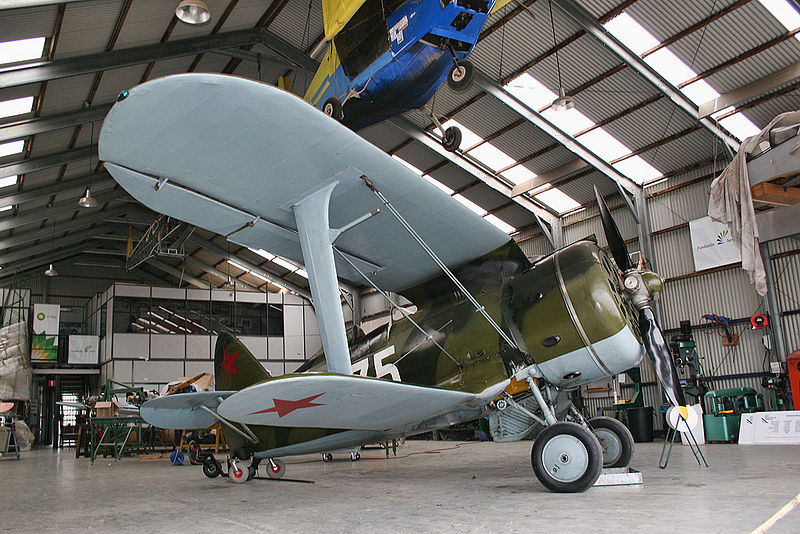 Maquetas hechas - polikarpov-i-153-dm-4 Vista lateral