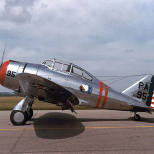 Maquetas hechas - seversky-p-35 Vista lateral