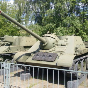 Maquetas hechas - su-85 Vista frontal lateral