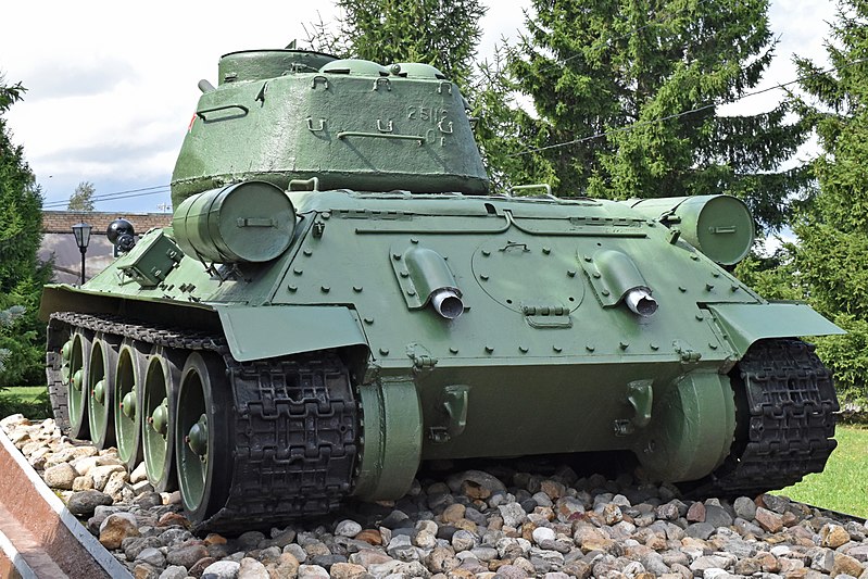 Maquetas hechas - t-34-85 Vista trasera