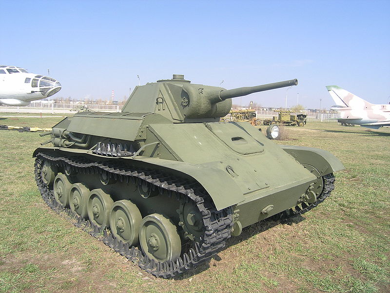 Maquetas hechas - t-70-57 Vista frontal lateral