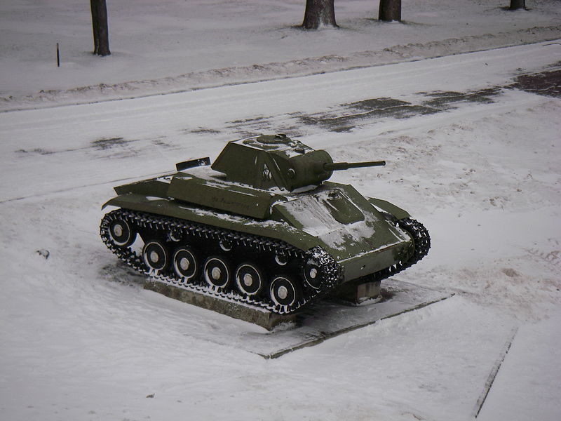 Maquetas hechas - t-70-57 Vista frontal lateral