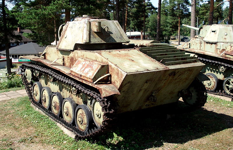 Maquetas hechas - t-70-57 Vista trasera