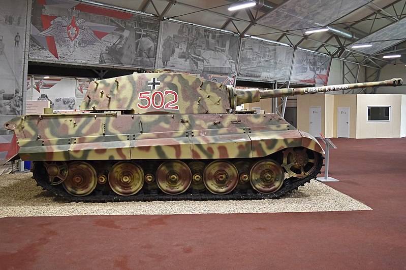 Maquetas hechas - tiger-2 Vista lateral