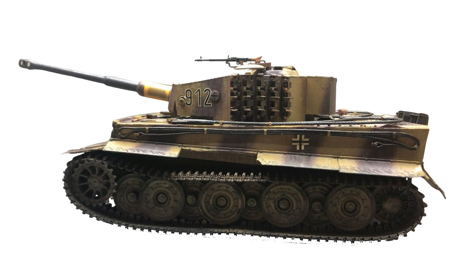 Maquetas hechas - Panzer VI Tiger 1/35 Vista lateral