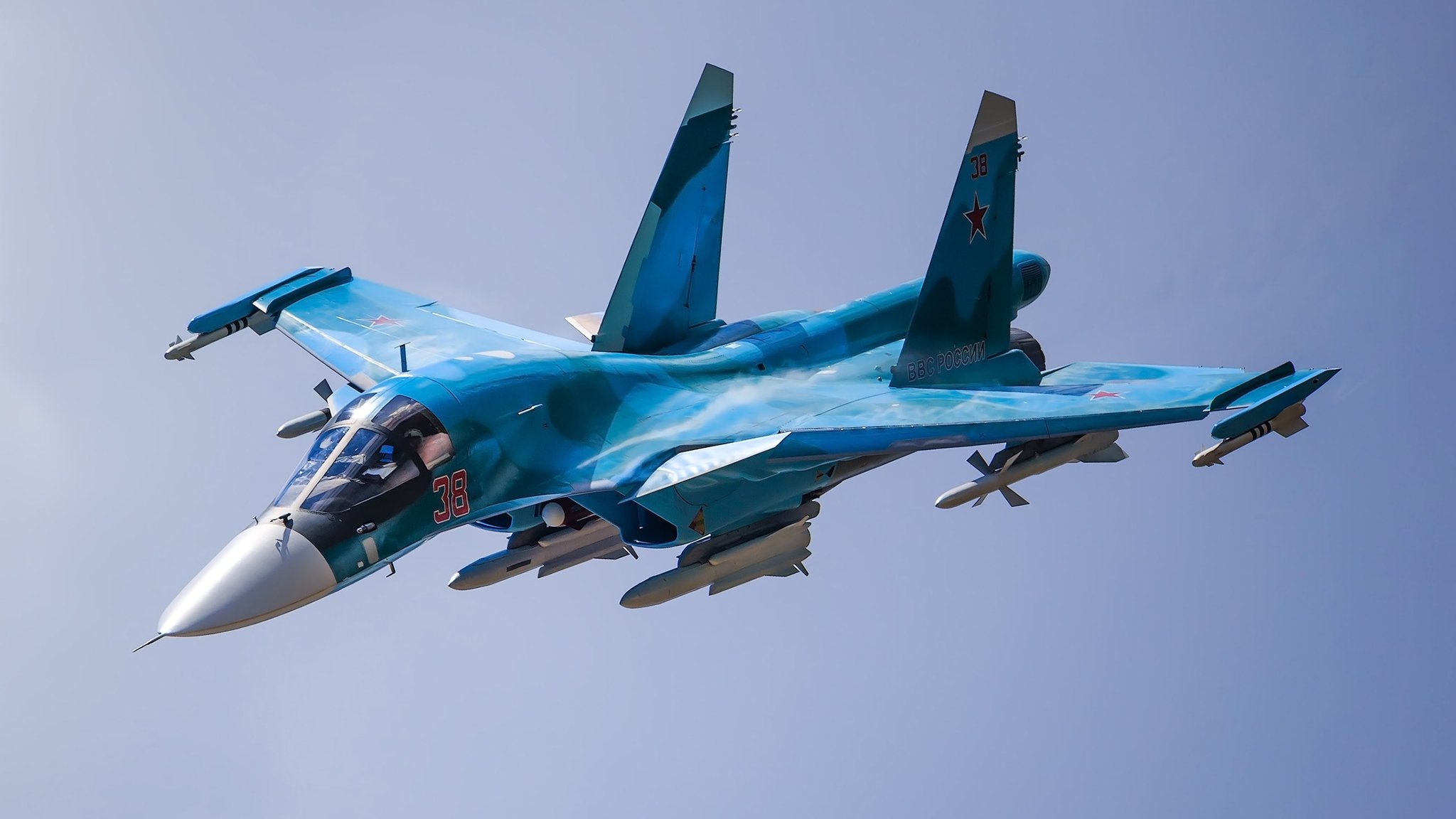 Maquetas hechas - Su 34 Fullback Vista delantera