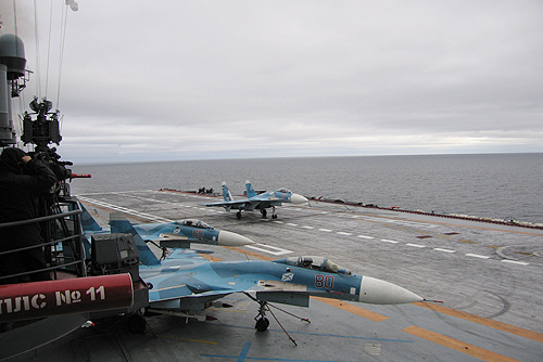 Maquetas hechas - Su 33 Flanker D Vista porta aviones