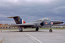 Maquetas Hechas - Gloster Javelin Vista frontal-lateral