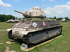 Maquetas Hechas- Somua S-35 Vista frontal-lateral