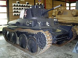 Maquetas Hechas-  LT vz.38 (Panzer 38(t)) Vista frontal-lateral