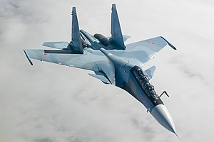 Maquetas Hechas - Sukhoi Su-30/35/37 Flanker Vista frontal-lateral
