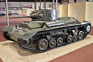 Maquetas Hechas- Valentine Mk. II Vista frontal-lateral