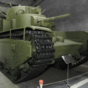 Maquetas Hechas- T-35 Vista frontal-lateral