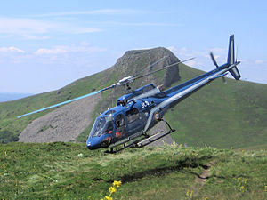 Maquetas hechas - Eurocopter AS350 Ecureuil Vista lateral