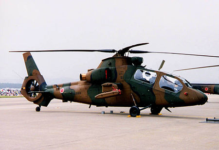 Maquetas hechas - Kawasaki OH-1 Vista lateral