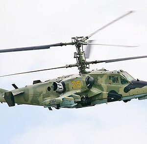 Maquetas hechas - Kamov Ka-50 Vista lateral
