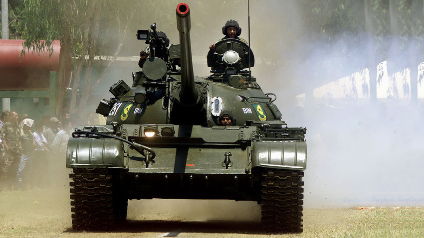Maquetas hechas - T-55 Vista frontal