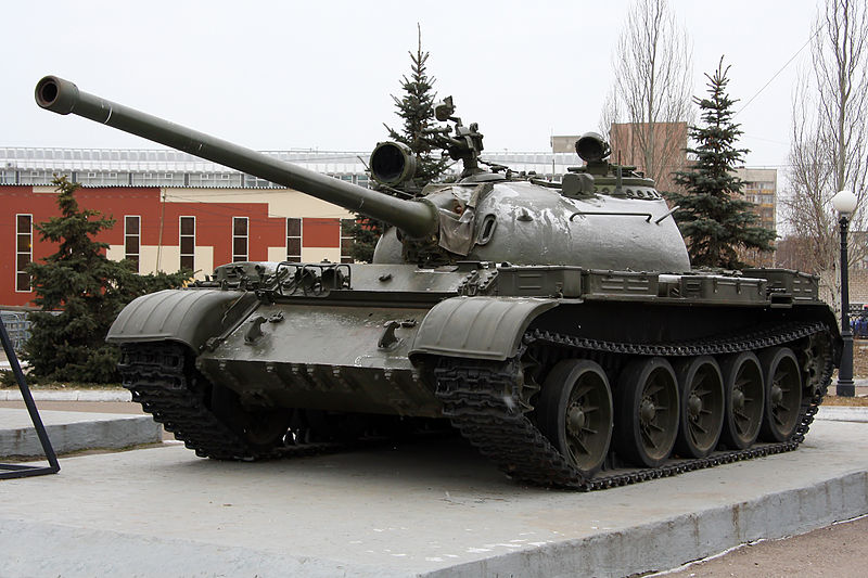 Maquetas hechas - T-55 Vista frontal-lateral