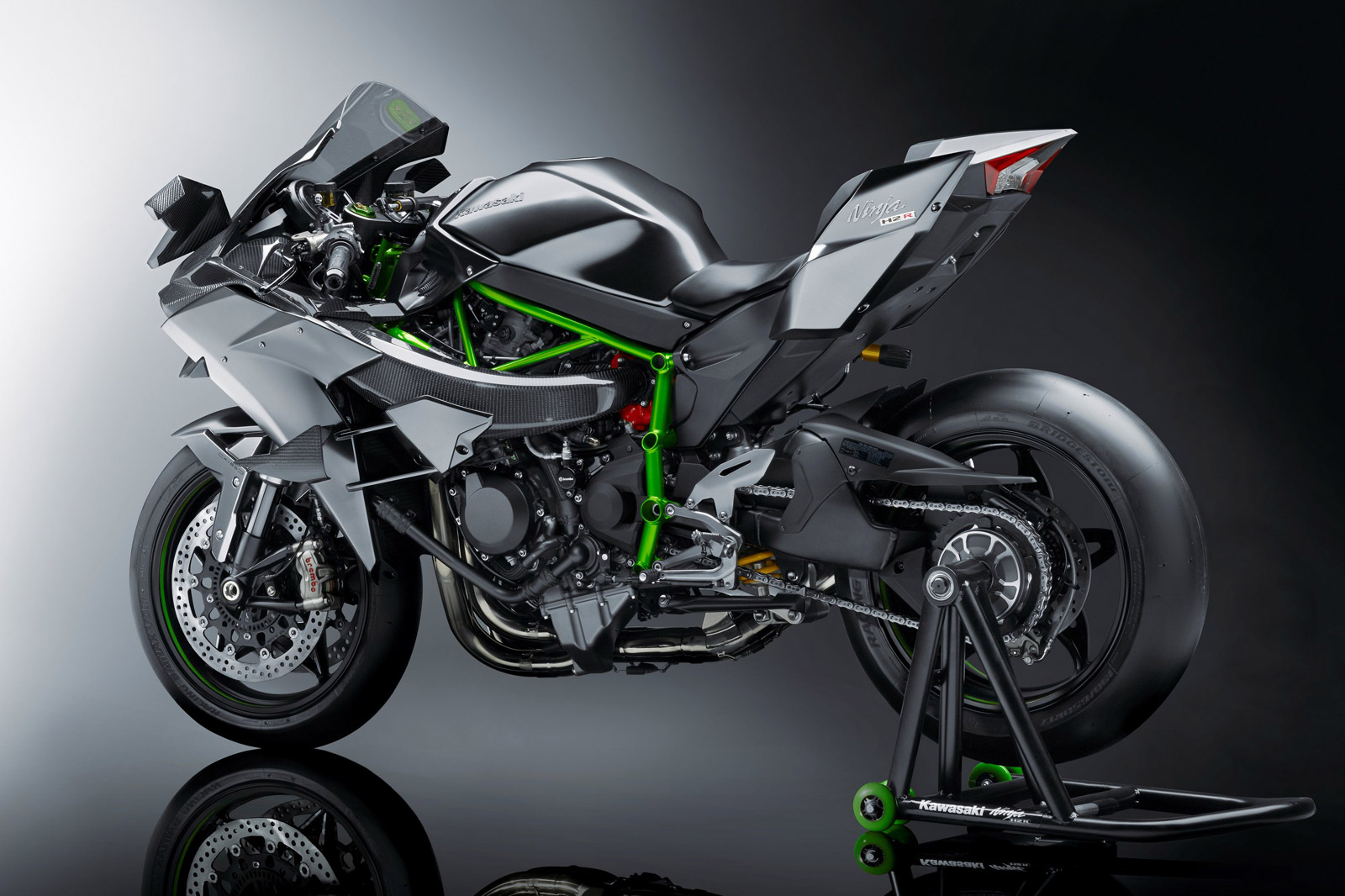 Maquetas hechas - Kawasaki Ninja H2 Carbon Vista lateral
