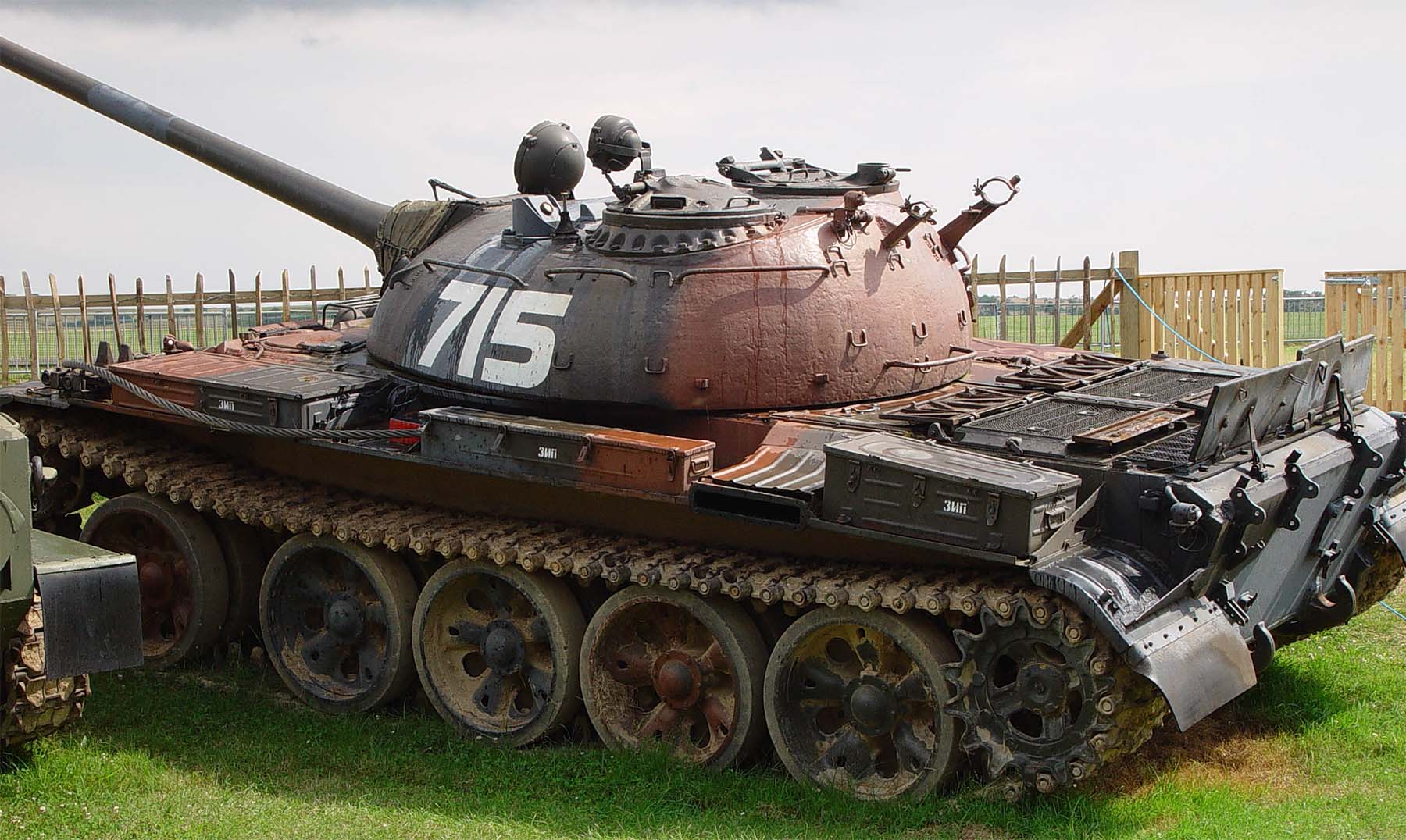 Maquetas hechas - T-55 Vista trasera