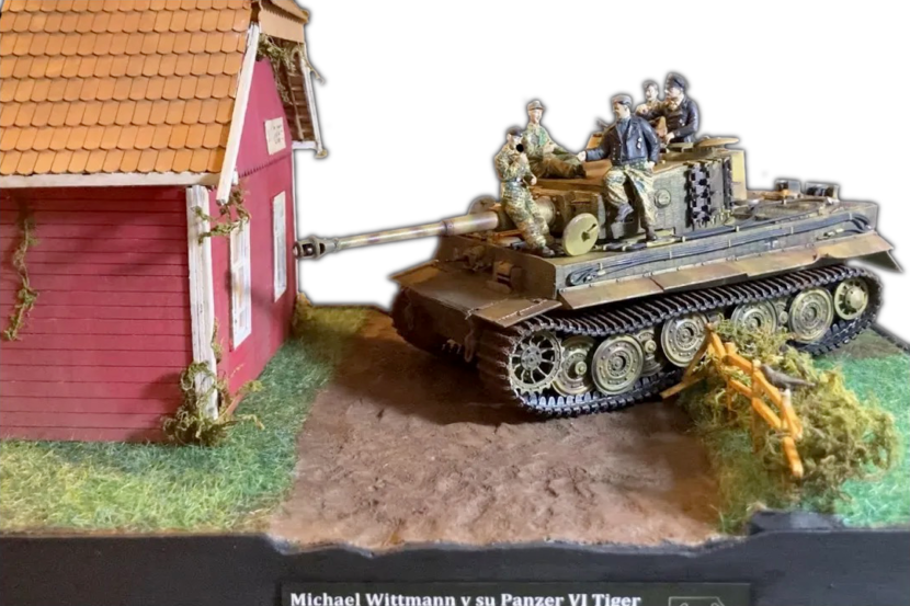Maquetas Hechas - Panzer VI Tiger de Michael Wittmann en Villers-Bocage