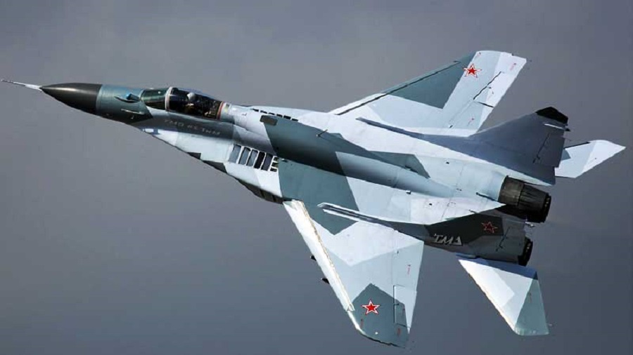 Maquetas hechas - Mikoyan-Gurevich MiG 33 Fulcrum Vista superior