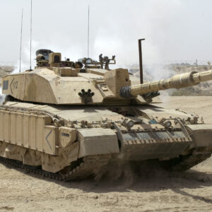 Maquetas hechas - Challenger 2 Vista frontal-lateral