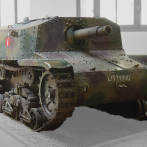 Maquetas hechas - Semovente L40 da 47/32 Vista frontal