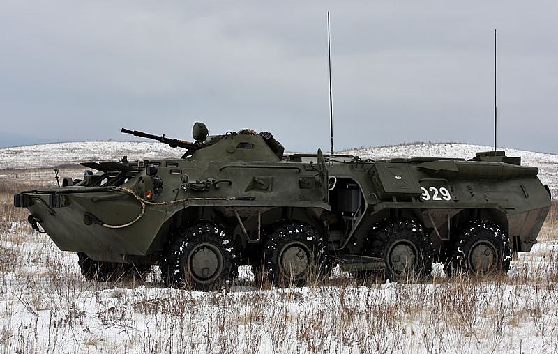 Maquetas hechas - BTR-80 Vista lateral